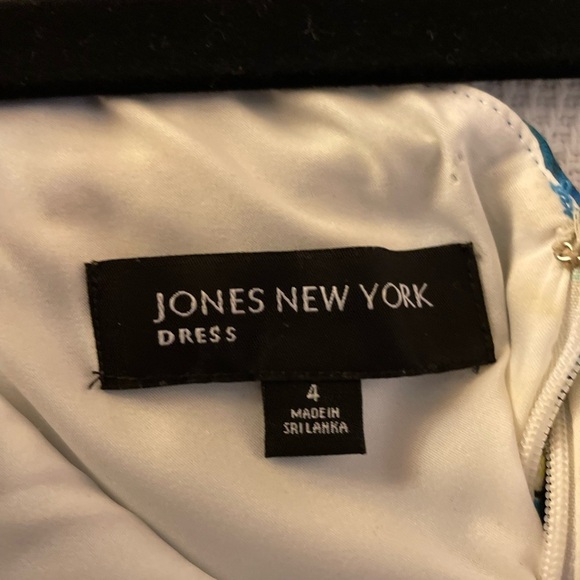 Jones of New York Blue & Yellow Floral Dress - Picture 6 of 7